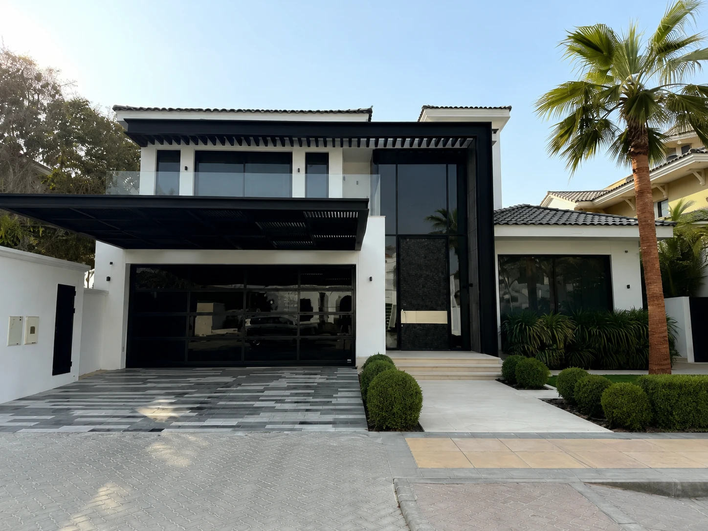 Palm Jumeirah villa renovation exterior by King Quality Contracting in Dubai